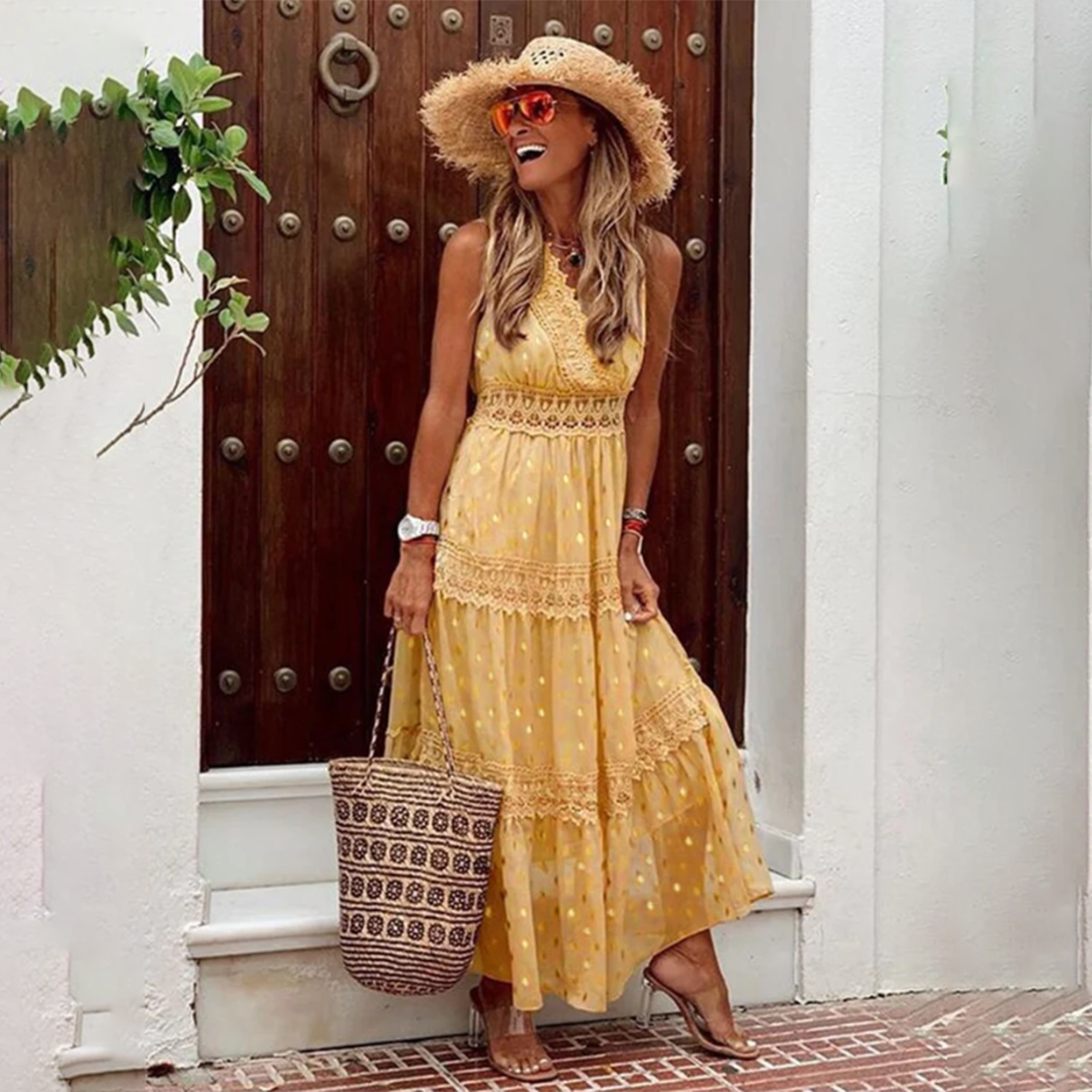 Boho-Chic Kleid Frühling/Sommer: Leicht, Elegant, Bequem