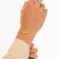 Gold und Silber Kreuzarmband