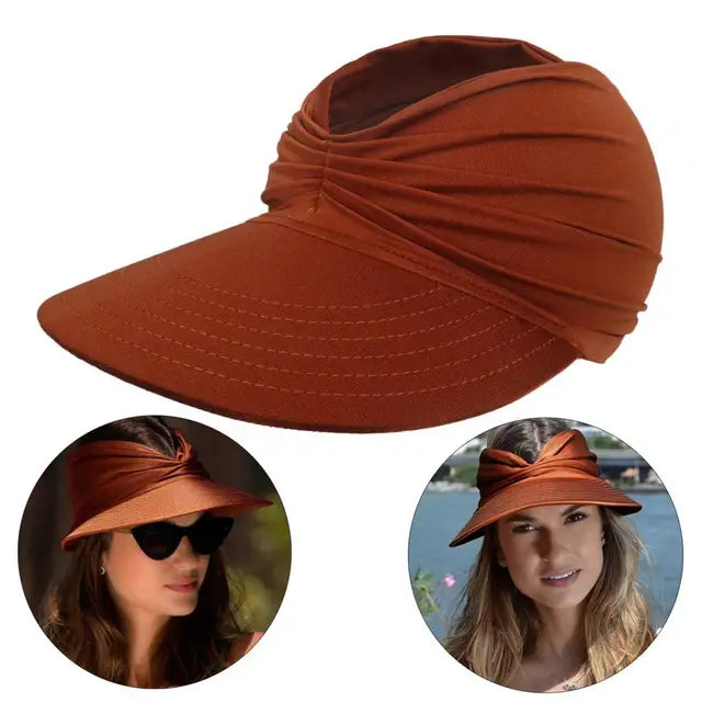 Faltbarer Sonnenhut mit großem Visier und UV-Schutz – Babes
