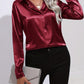 Melitta | Damen Elegante Satinbluse
