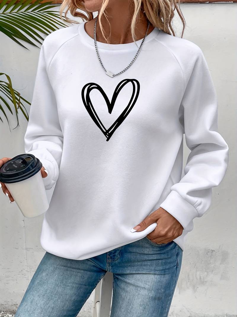 Bossom | Damen Herz-Pullover