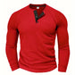 Chad™ - Herren Henley-Shirt