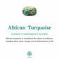 Afrikanischer Türkis & Tigerauge Armband - Naya