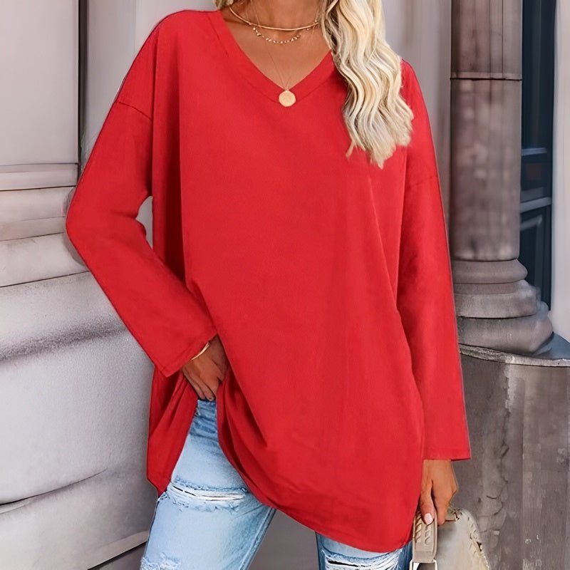 Damen Sommerpullover mit V-Ausschnitt - Lucinda