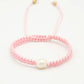 ROSA PANIERTE PERLENARMBAND
