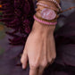 Goldenes Rosenquarz Armband - Amoria