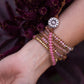 Goldenes Rosenquarz Armband - Amoria