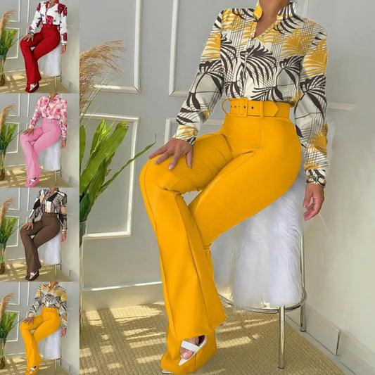 Zweiteiliges Set mit Hose und Bluse - Livia