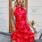 Zara – Blumenkleid mit Neckholder