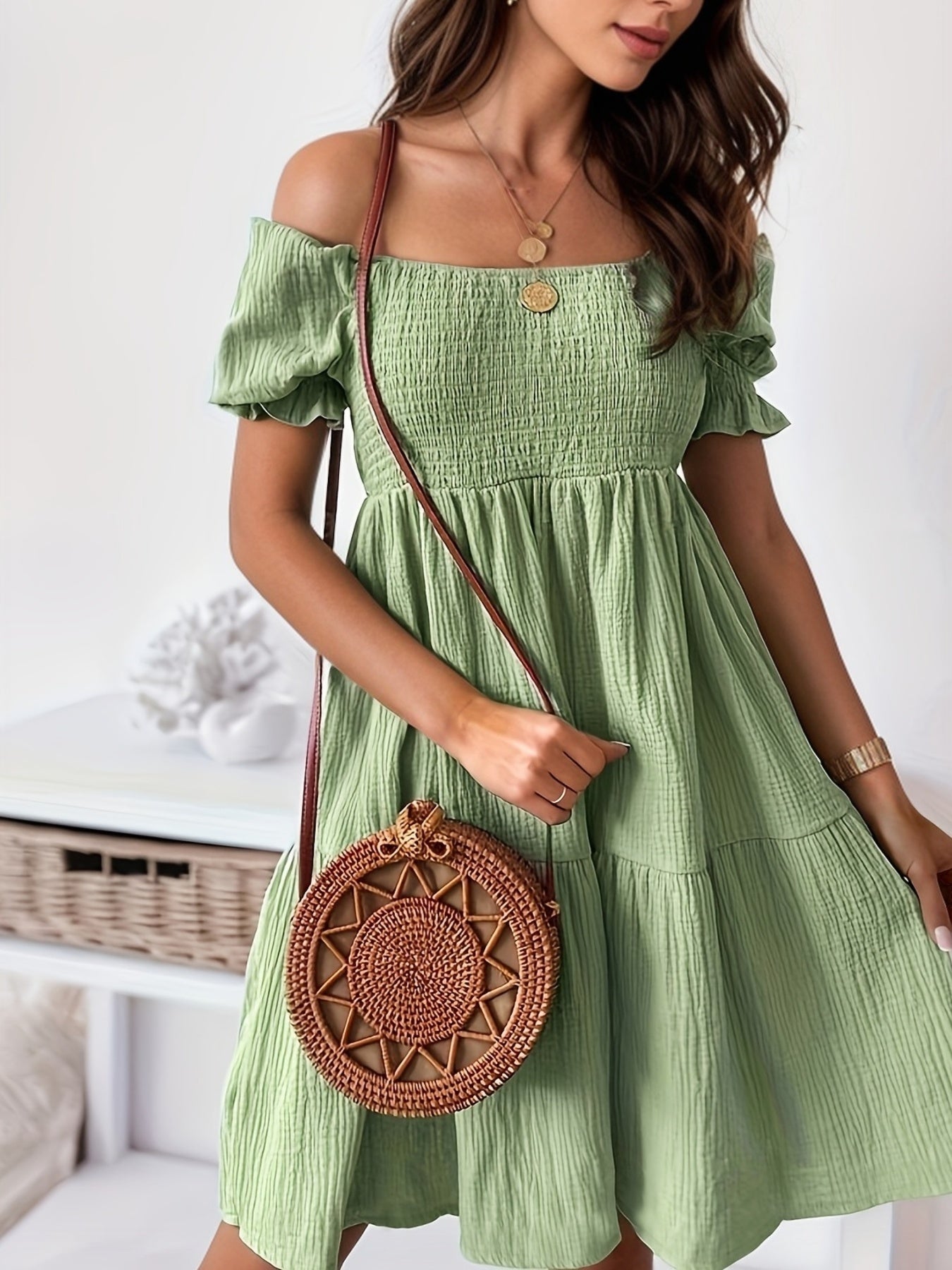 Grazyna | Smocked Kleid für Damen