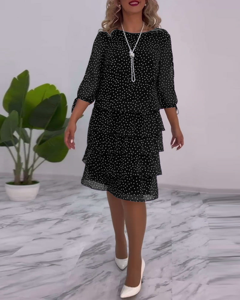 Liliane – Klassisches Polka-Dot-Kleid
