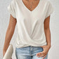 Sahira – Damen T-Shirt mit herzförmigem Ausschnitt