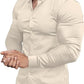 Slim-Fit Herrenhemd für Frühling 2025 – Knitterfrei – David