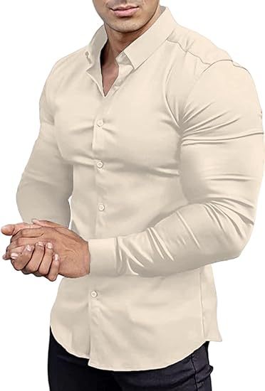 Slim-Fit Herrenhemd für Frühling 2025 – Knitterfrei – David