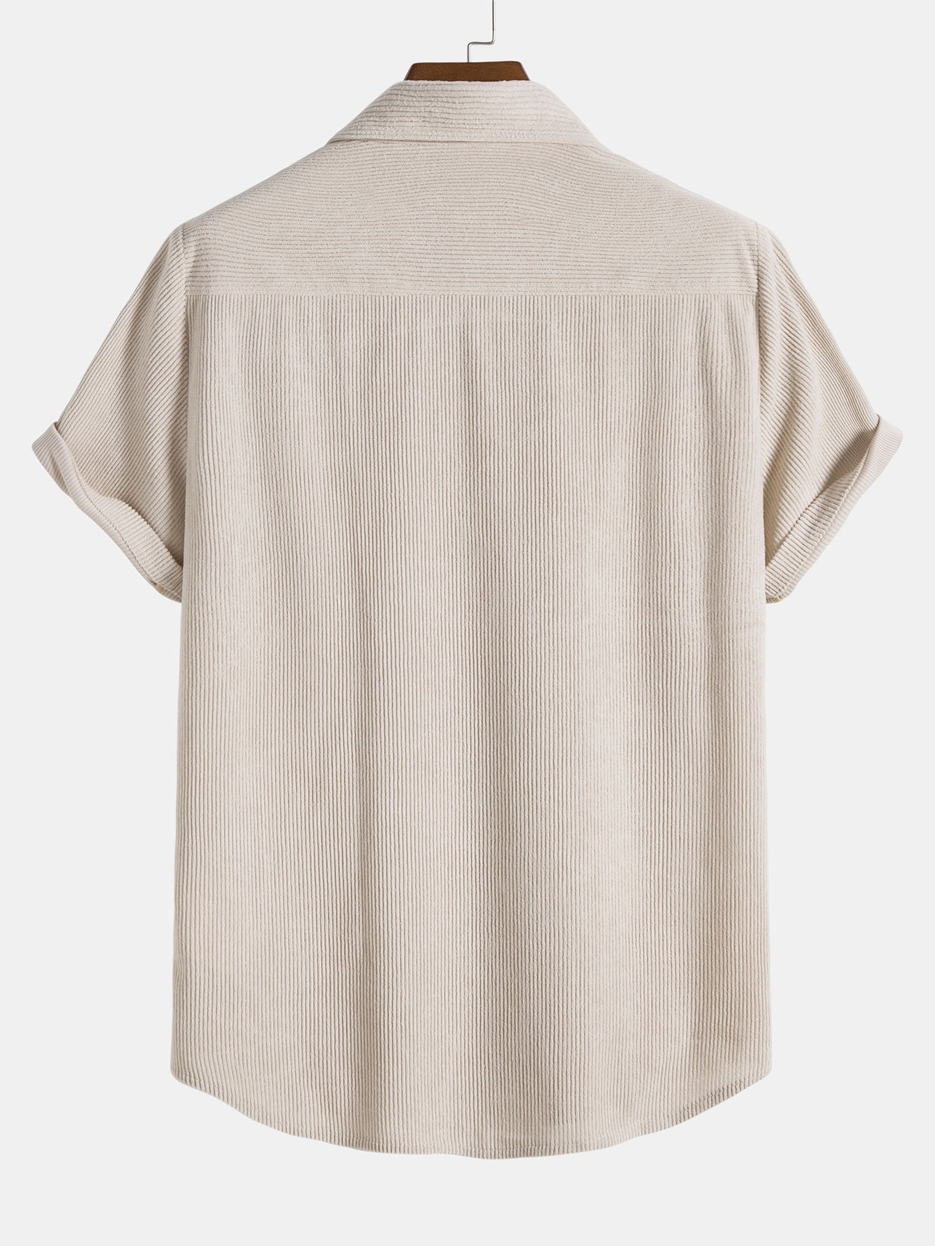 Cassian - Sommer Polyester Set: Lebendiges Streifen Shirt & Trendy Shorts