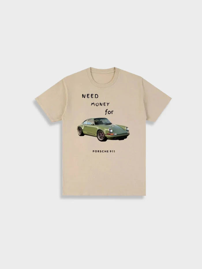 Premium T-Shirt | Geld für Porsche 911 - Sommer 2025 Edition