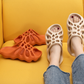 Plateau-Slipper mit Cut-Outs für Sommer 2025