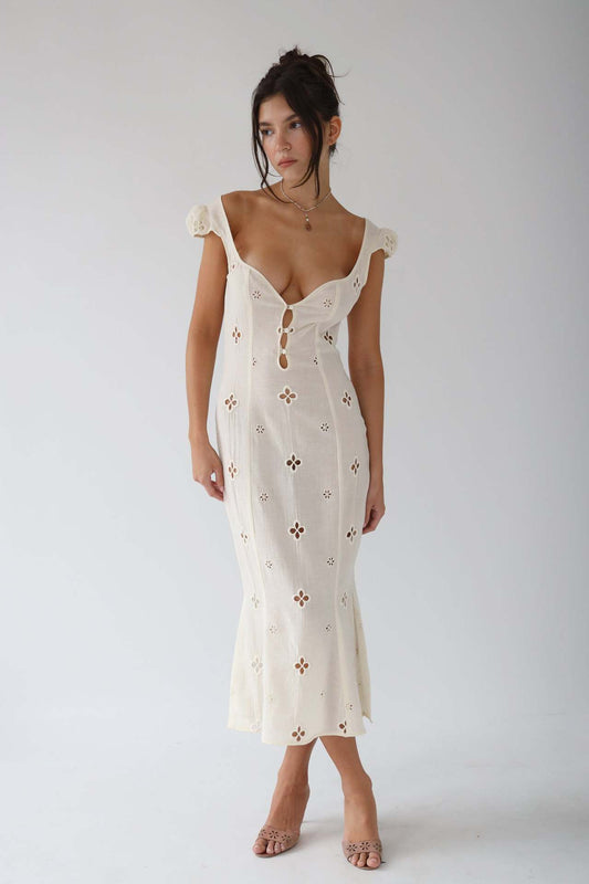 Celestine – Vintage Midi-Kleid