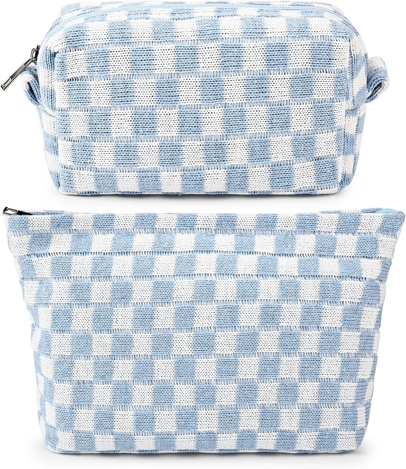 Must-Have Karierte Make-up Tasche Set