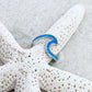 Ozeanwellen-Ring aus Opal und Silber – Livia