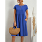 A-Linien Jersey Midi Kleid mit Kurzen Ärmeln für Sommer 2025 - Maxine Musthave
