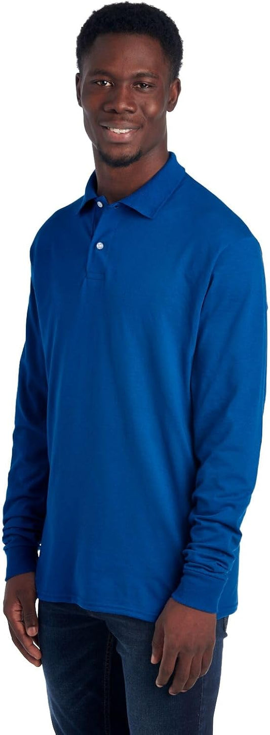 Herren Langarm-Poloshirt für Frühling 2025 – Mark