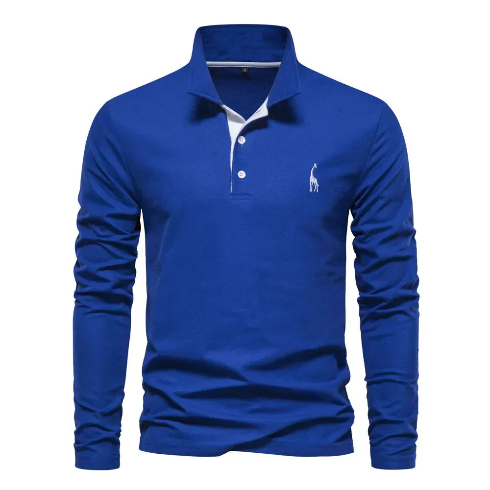 Poloshirt für Herren mit langen Ärmeln - Felix, Sommer 2025 Edition