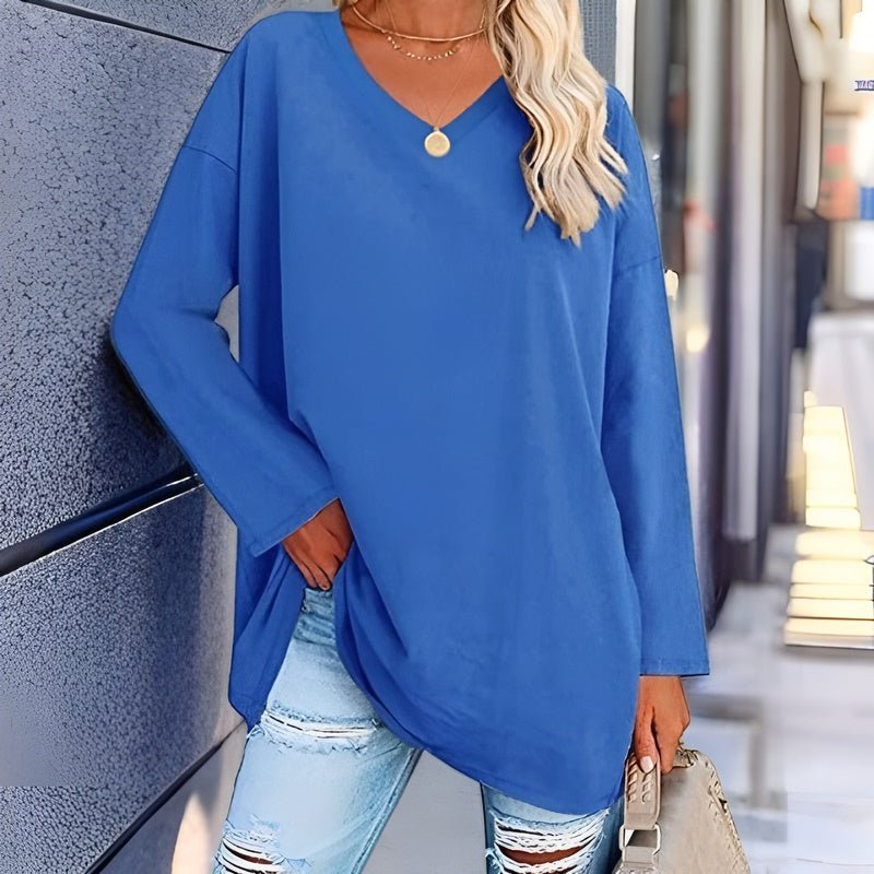 Damen Sommerpullover mit V-Ausschnitt - Lucinda