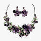 Brautschmuck-Set mit Emaille-Blumen – Fleur