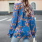 Bluse | Modische Frühlingsbluse mit Blumenmuster 2025