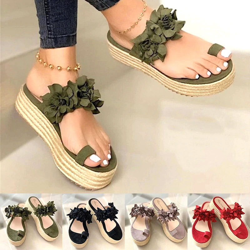 Sommer 2025 Blumen-Sandalen