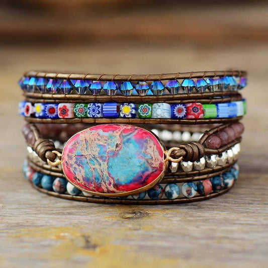 Blumenschutz-Wickelarmband – Flora
