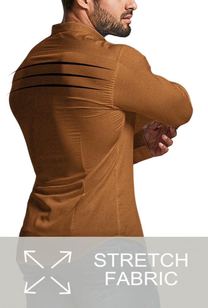 Slim-Fit Herrenhemd für Frühling 2025 – Knitterfrei – David
