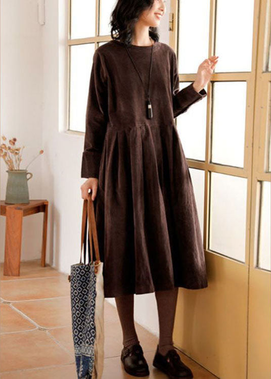 Corduroy Herbst/Winter Kleid - Emilia