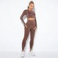 Damen-Yoga-Set für den Sommer 2025 mit Cropped-Top - Nahtlos - Nova