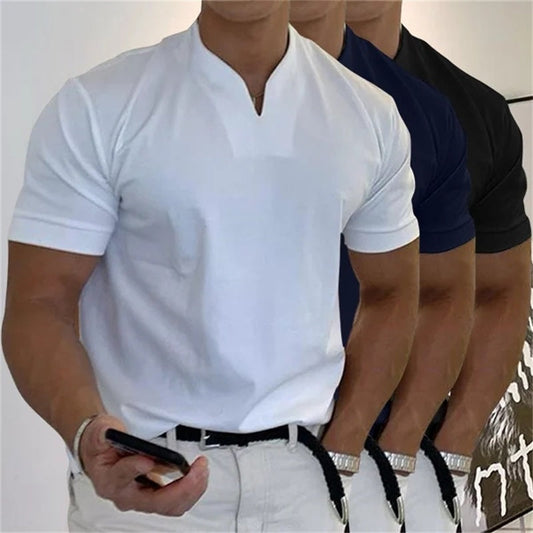 Atmungsaktives Herren Fitnessshirt mit V-Ausschnitt – 1 kaufen, 1 gratis – Timo