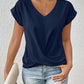 Sahira – Damen T-Shirt mit herzförmigem Ausschnitt