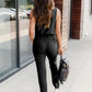 Trendiger Damen Jumpsuit mit Taillenzug für warme Tage - LuftLeicht