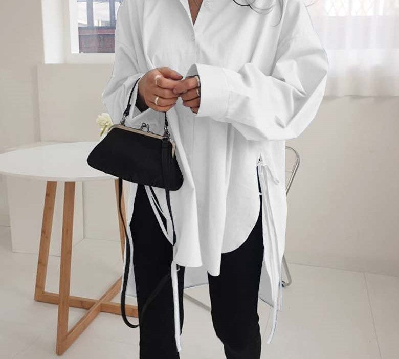 Bluse in Übergröße für Damen - Frühling 2025 Kollektion