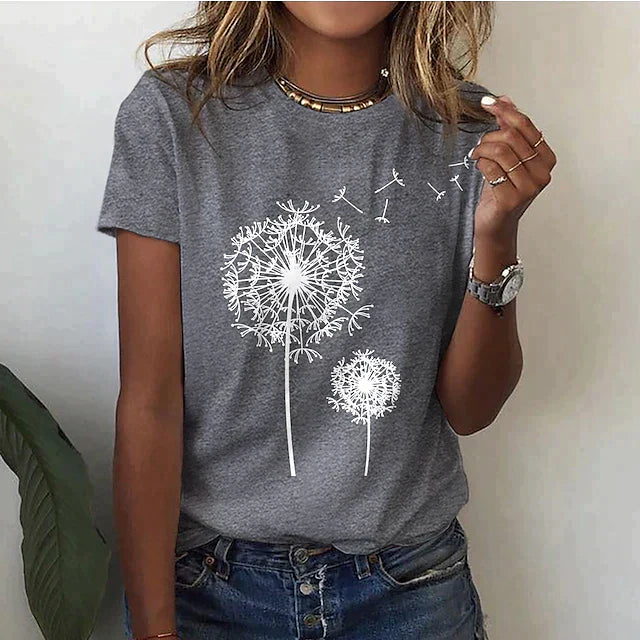 Bequemes Damen T-Shirt mit Rundhals & weichem Stoff – Rhea