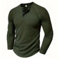 Chad™ - Herren Henley-Shirt