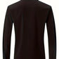 Owen – lässiges langarmshirt in volltonfarbe