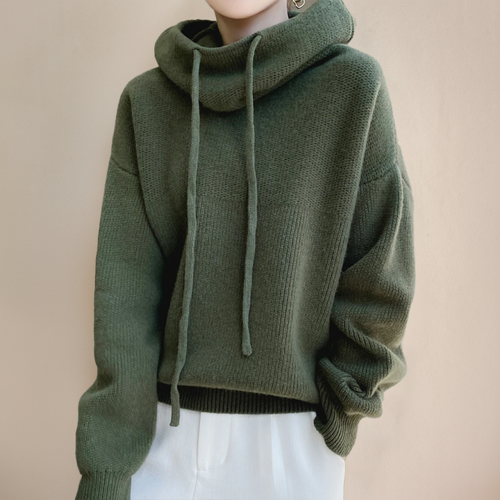 WW | Gestrickter Kapuzenpullover