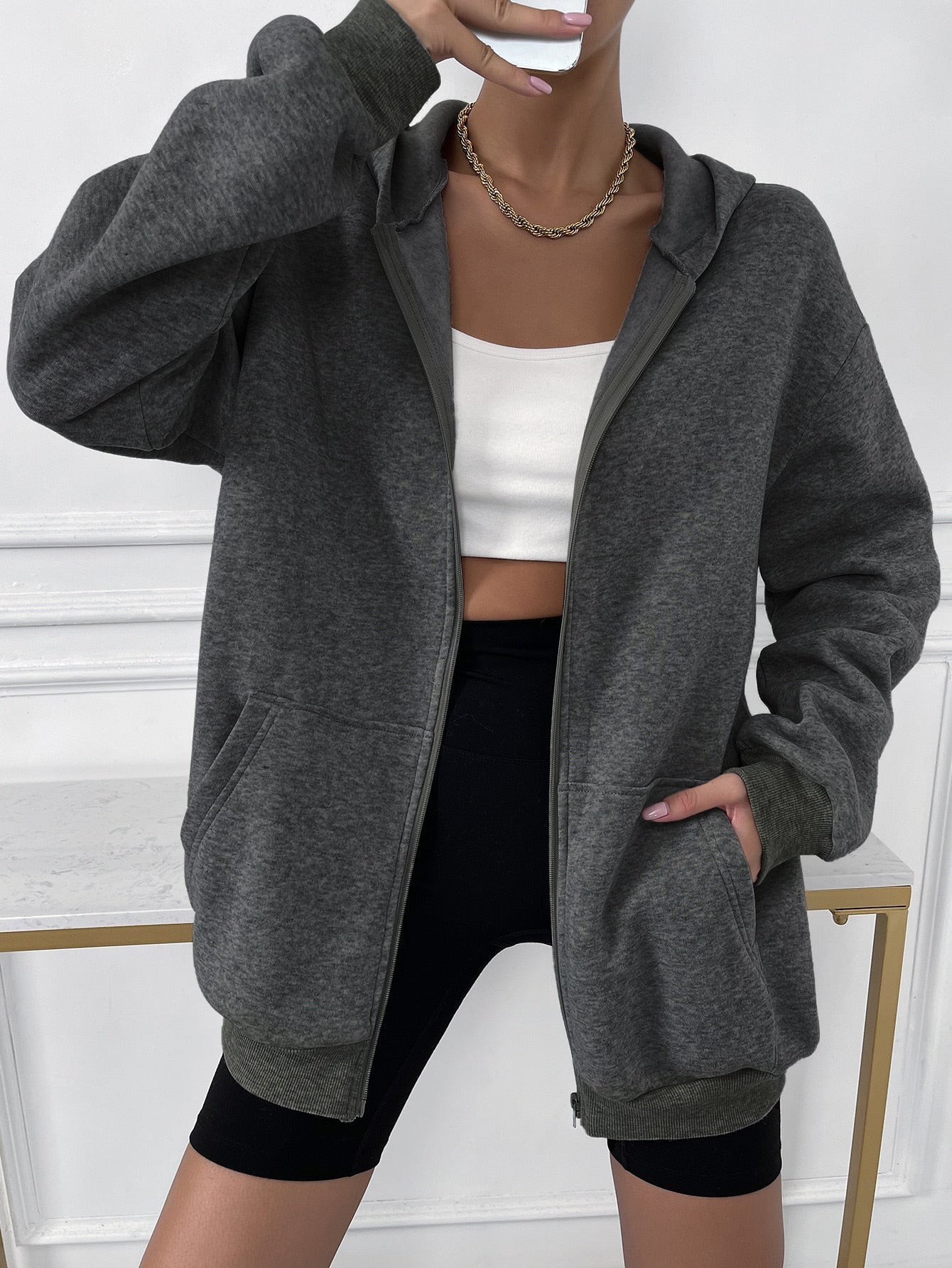 ChristinasVest I Women's Zip-Up Hooded Vest