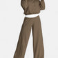 Zweifarbige Hoodie-Set mit Weiten Hosenbeinen - Isabelle