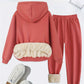Warmer zweiteiliger Damen-Set mit Herzprint - Bella