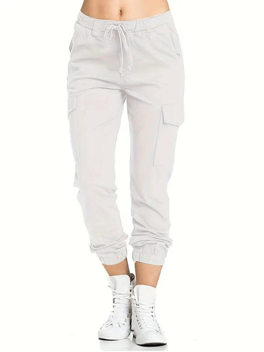 Aveline | Frühlings-Cargohose mit Kordelzug