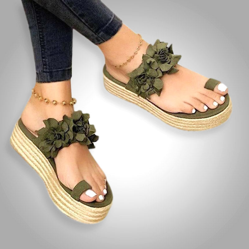 Sommer 2025 Blumen-Sandalen