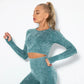 Damen-Yoga-Set für den Sommer 2025 mit Cropped-Top - Nahtlos - Nova