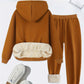 Warmer zweiteiliger Damen-Set mit Herzprint - Bella